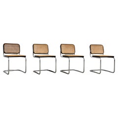 Gavina Dinning Chairs by Marcel Breuer, 1980s, Set of 4