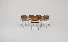 Gavina Dinning Chairs by Marcel Breuer 1980s Set of 8