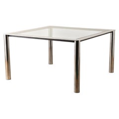 Table à plateau en verre Gavina, années 1960