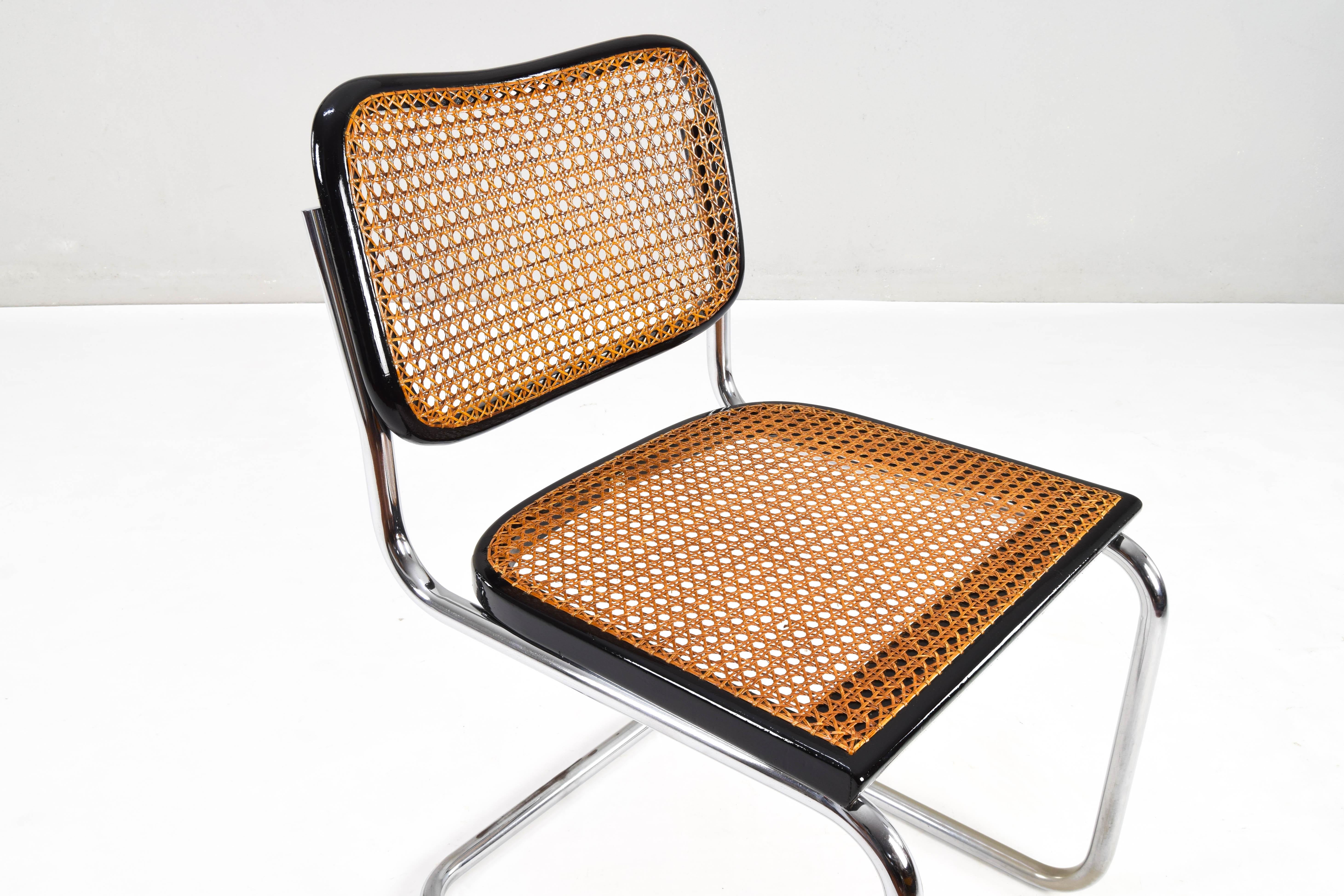 Gavina Mid-Century Modern Marcel Breuer B32 Cesca Chair, 60s 1