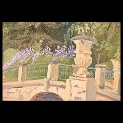 "Bridge in Pavlovsk Park"