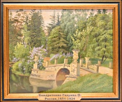 "Bridge in Pavlovsk Park"