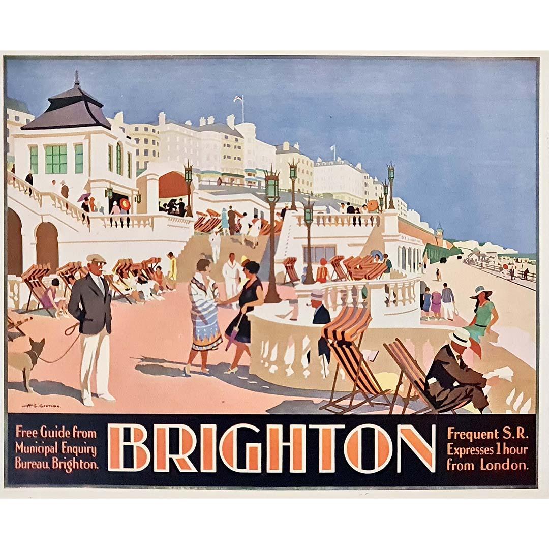 Original poster by Henry George Gawthorn Brighton Frequent S.R. Expresses - Print di Gawthorn H. G.
