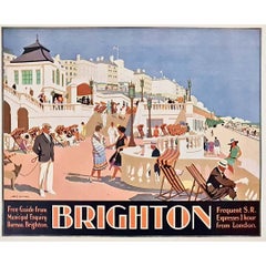 Original poster by Henry George Gawthorn Brighton Frequent S.R. Expresses