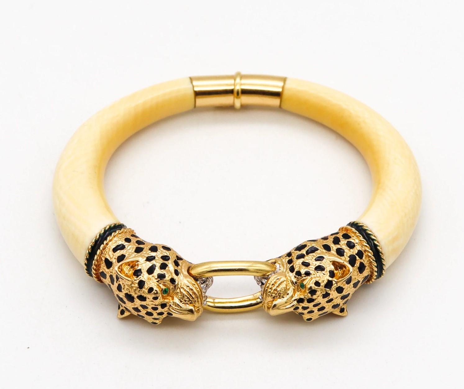 leopard bracelet gold