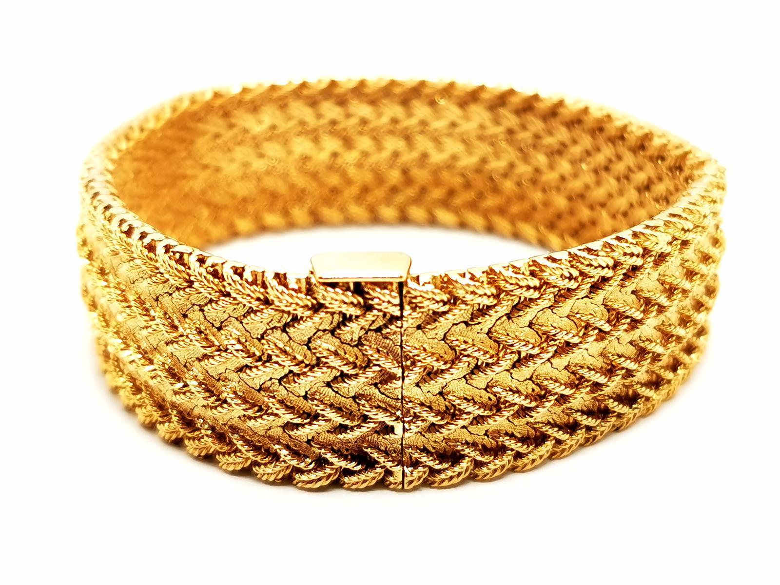 Gay Frères Bracelet Yellow Gold In Excellent Condition In PARIS, FR