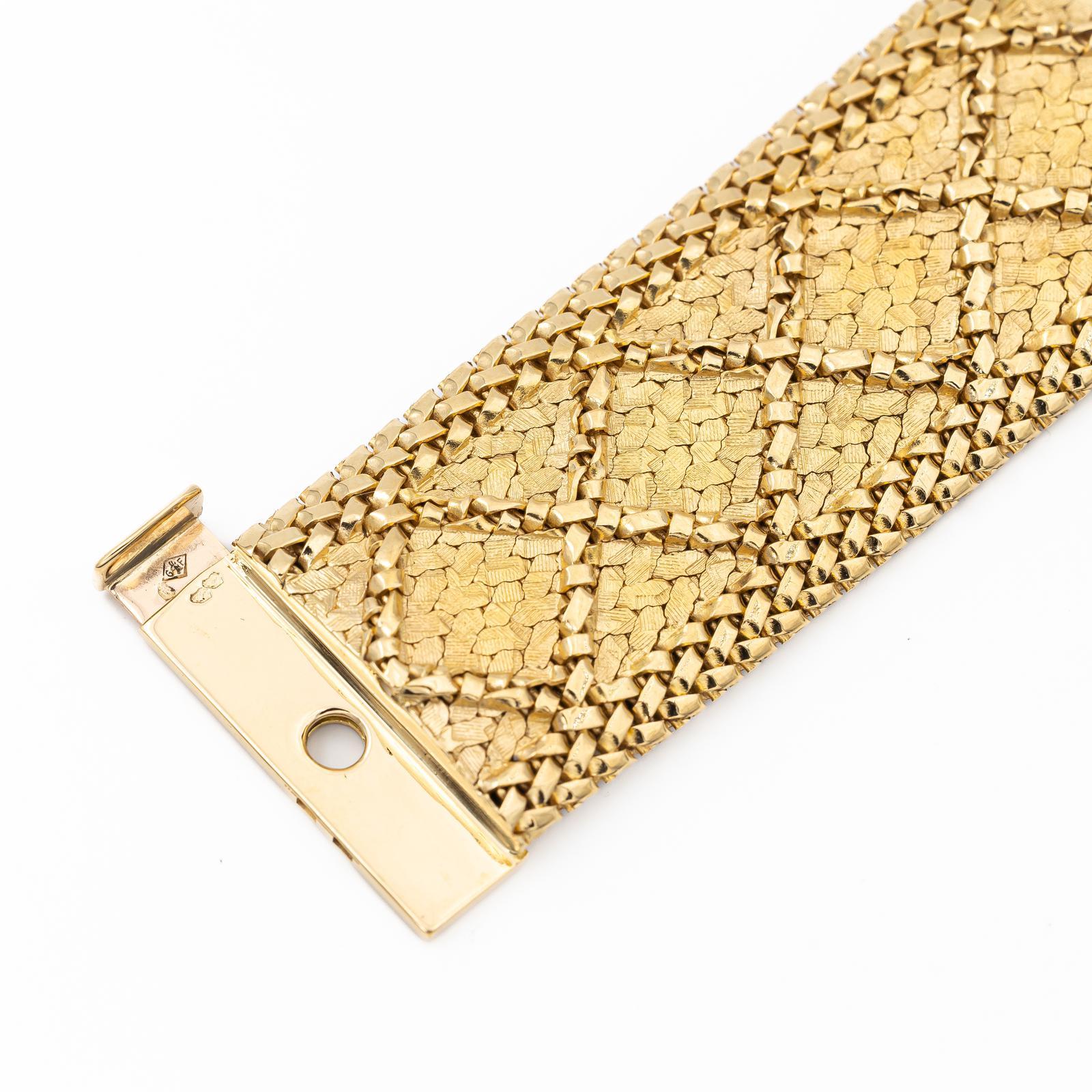 Gay Freres Armband aus Gelbgold im Angebot 2