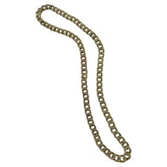 GAY FRERES Made in France 18k Yellow Gold Link Bracelet Necklace Vintage
