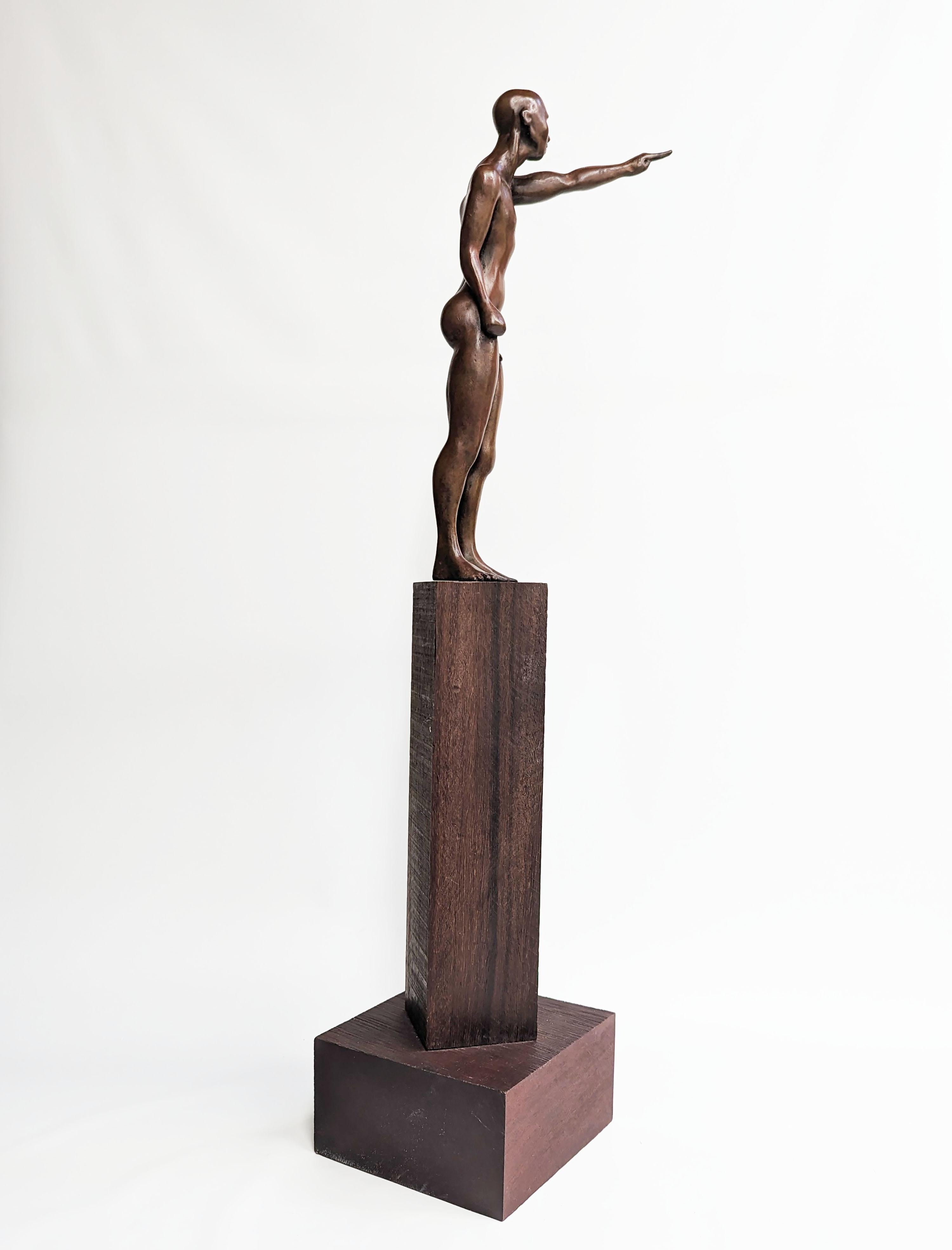 Bronze Sculpture -- J' Accuse For Sale 2