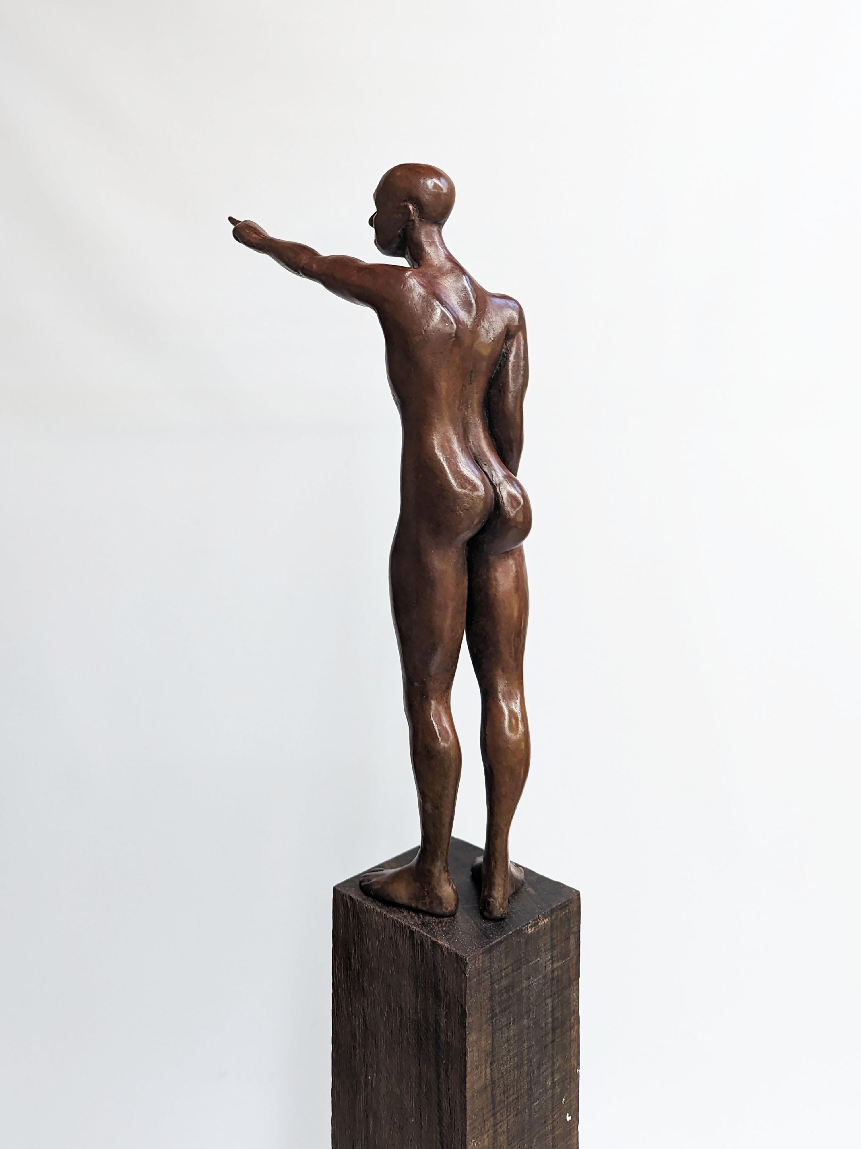 Bronze Sculpture -- J' Accuse For Sale 5