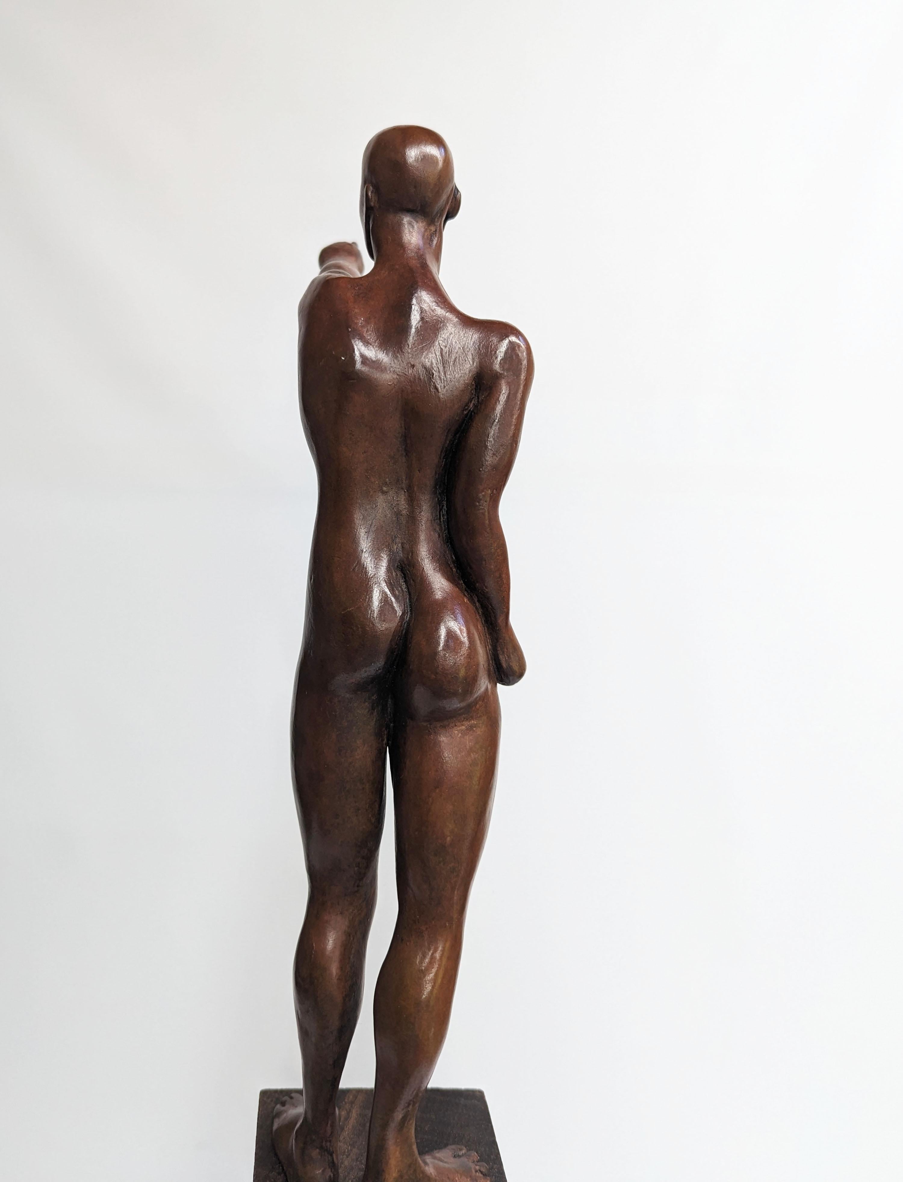 Bronze Sculpture -- J' Accuse For Sale 6