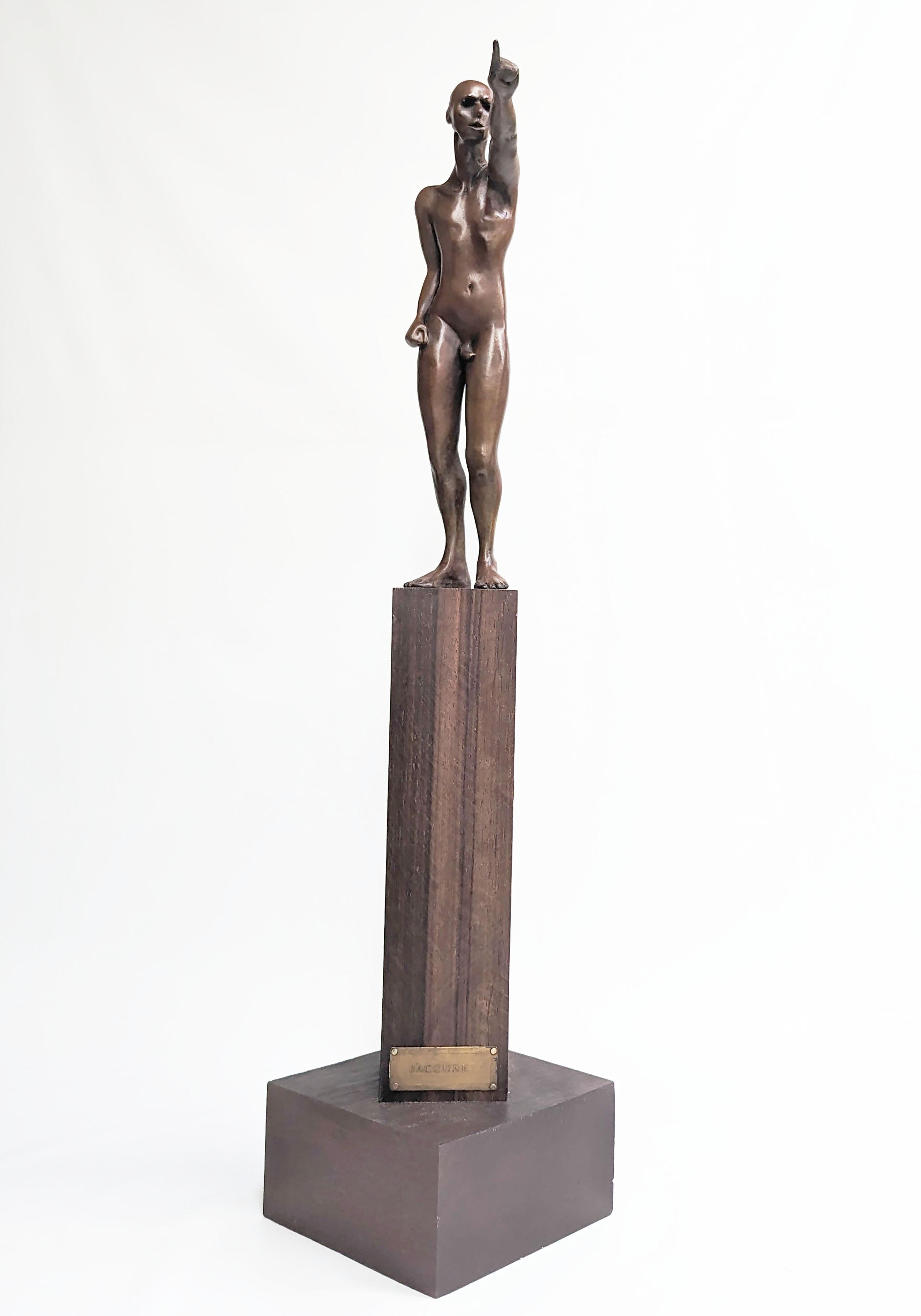 Gay Malin Nude Sculpture - Bronze Sculpture -- J' Accuse