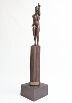 Escultura de bronce -- J' Accuse