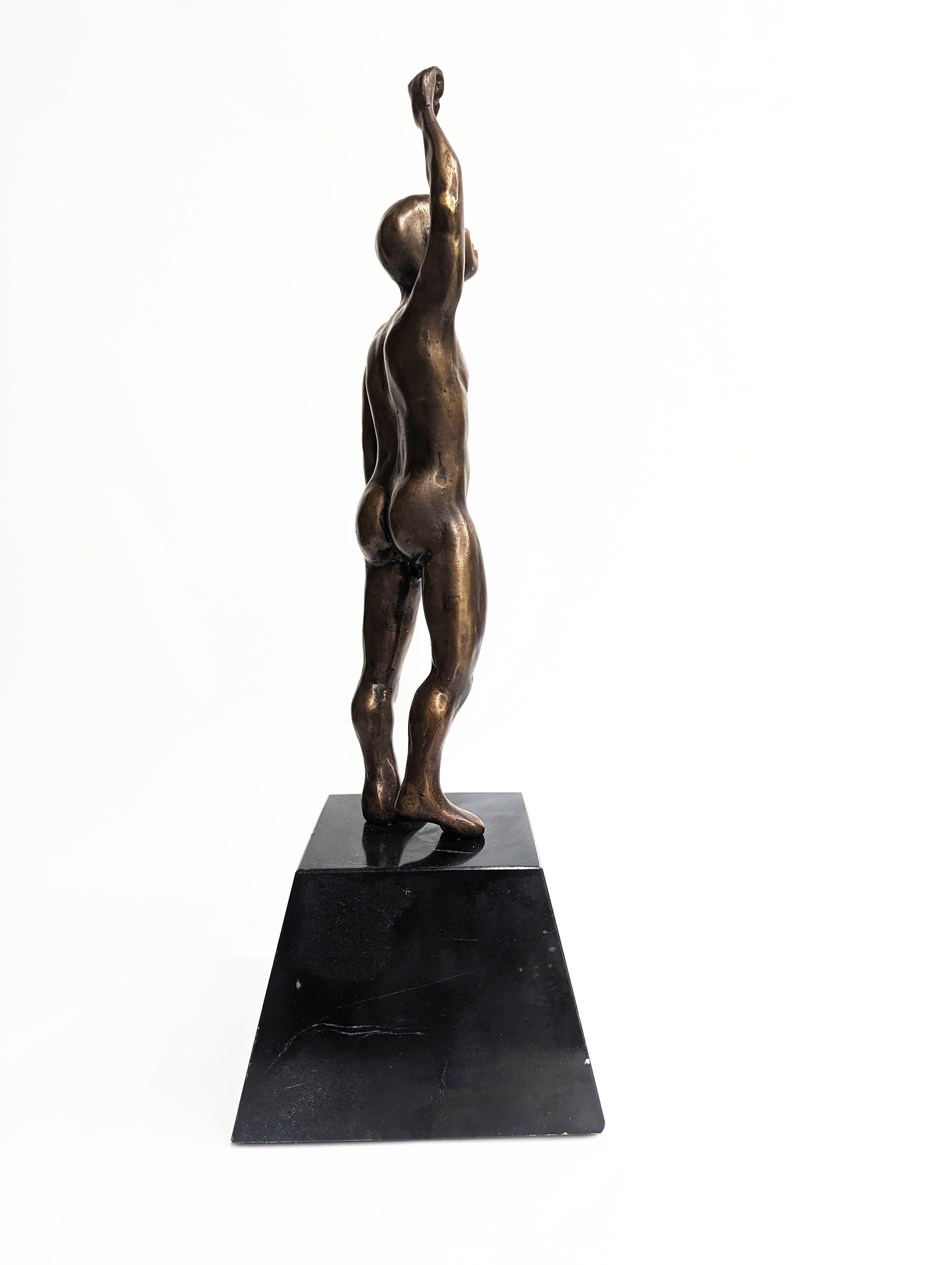 Figurative Bronze Sculpture -- Victory For Sale 3