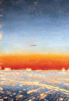 Gay Summer Rick, Window Seat to JFK, Olio su tela, 2018