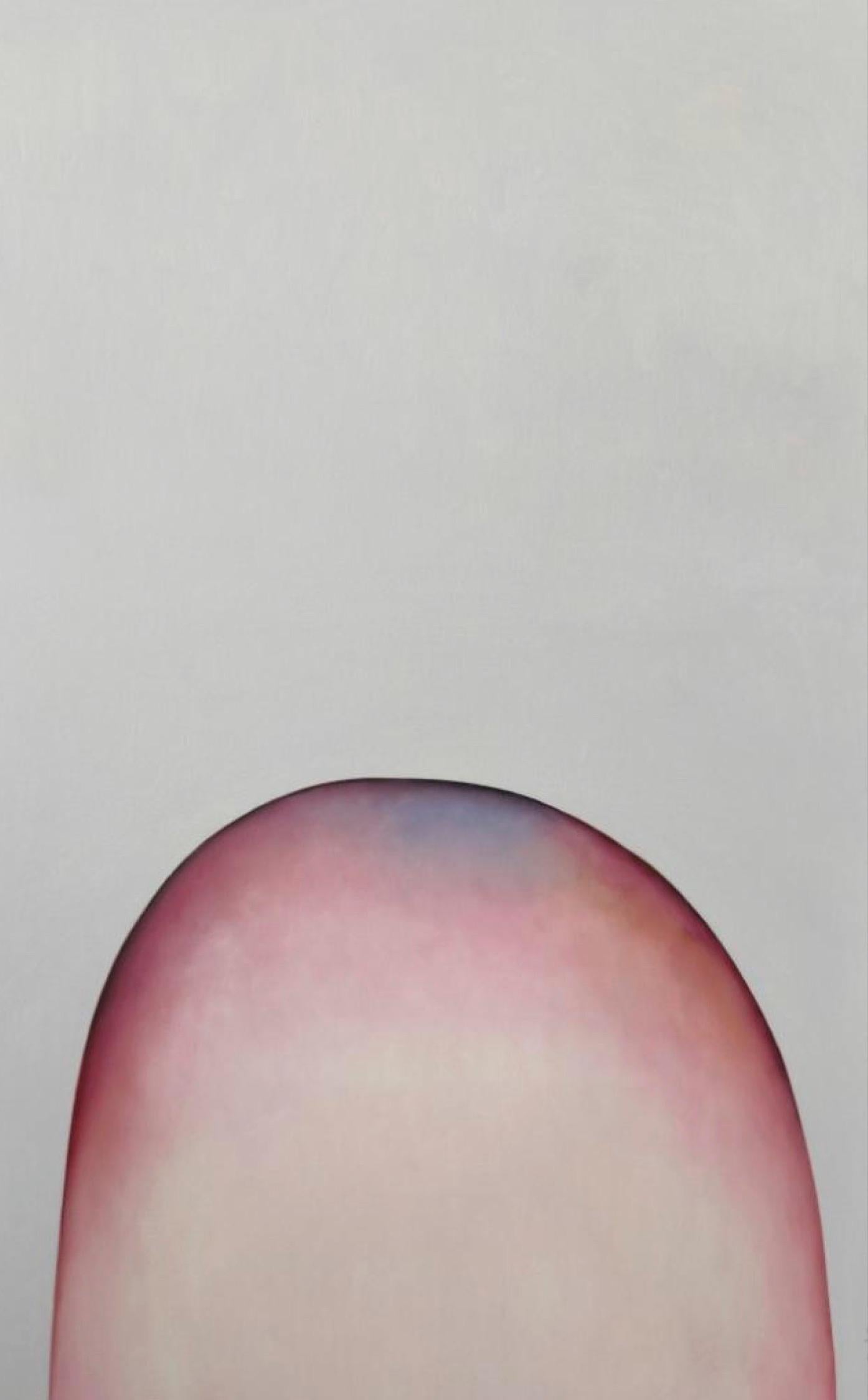 "Untitled 10.21" Abstraktes Ölgemälde 58" x 36" Zoll von Gayatri Gamuz

Dieses Kunstwerk wird aufgrund seiner Größe gerollt in einer Röhre geliefert 

Auf der Suche nach Stille, auf der Suche nach dem Selbst.
Ihre Arbeit entspringt der inneren