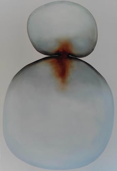 Abstraktes Ölgemälde „Untitled 1,22“ 78" x 54" Zoll von Gayatri Gamuz