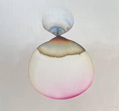 "Untitled 9.23" Peinture à l'huile abstraite 56" x 52" inch by Gayatri Gamuz