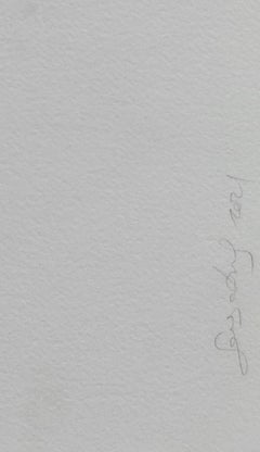 "Untitled wp2" Abstract Painting 22" x 18" inch by Gayatri Gamuz