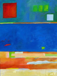 August, Gemälde, Öl auf Leinwand