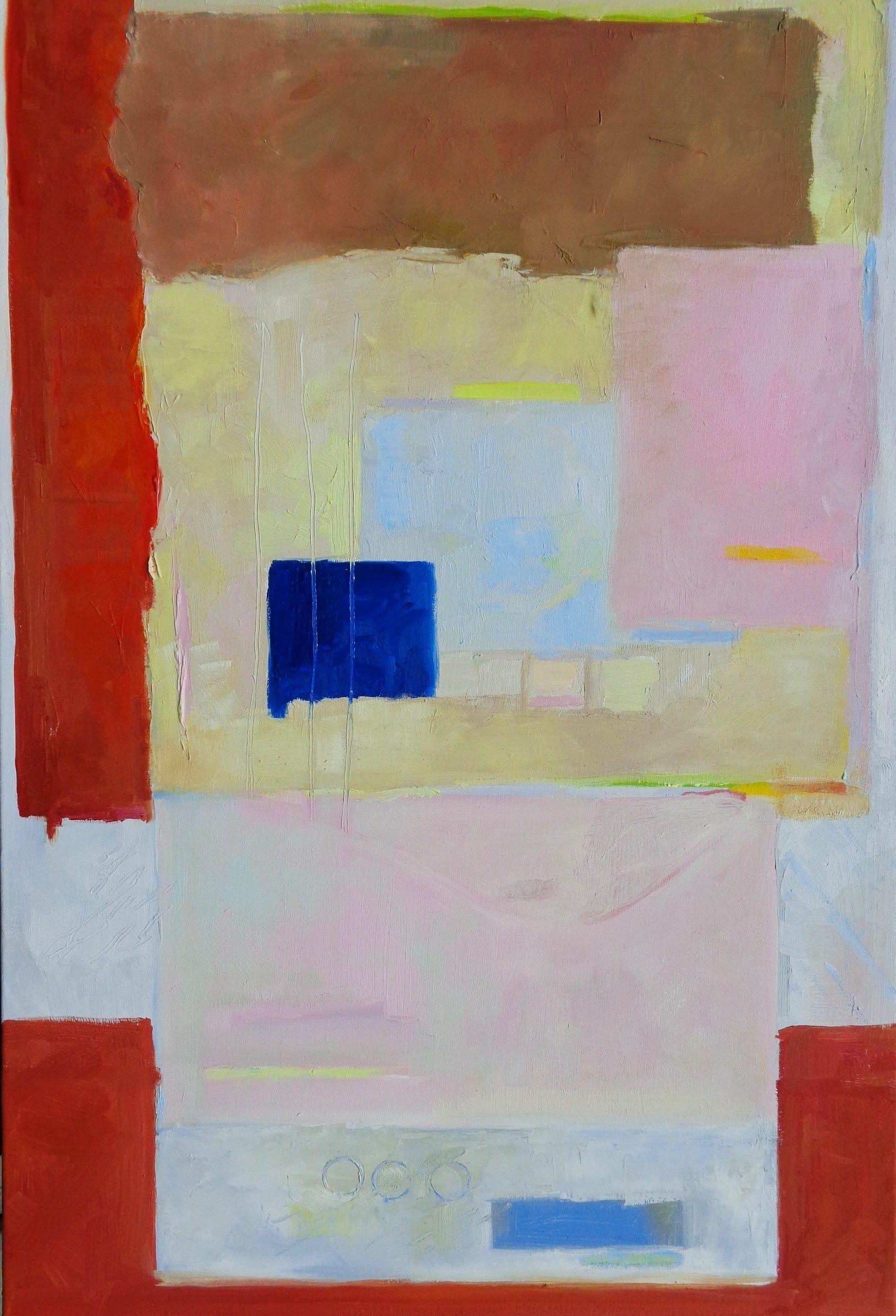 Abstract Painting di Gayle Fitzpatrick - Per il tempo  Essere II, Pittura, Olio su tela