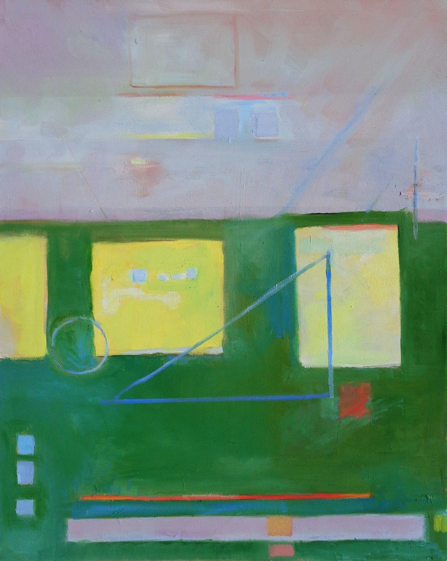 Gayle Fitzpatrick Abstract Painting - March, Painting, Oil on Canvas