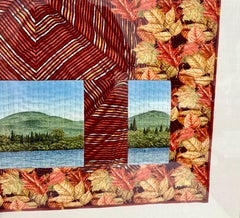 Textilkunst Quilt Färbemalerei Wandteppich Mixed Media Gayle Fraas & Duncan Slade