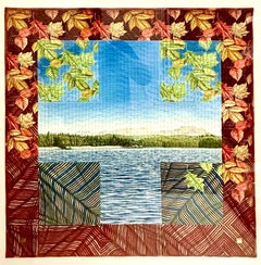 Textile Art Quilt Dye Painting Tapestry Mixed Media Gayle Fraas & Duncan Slade