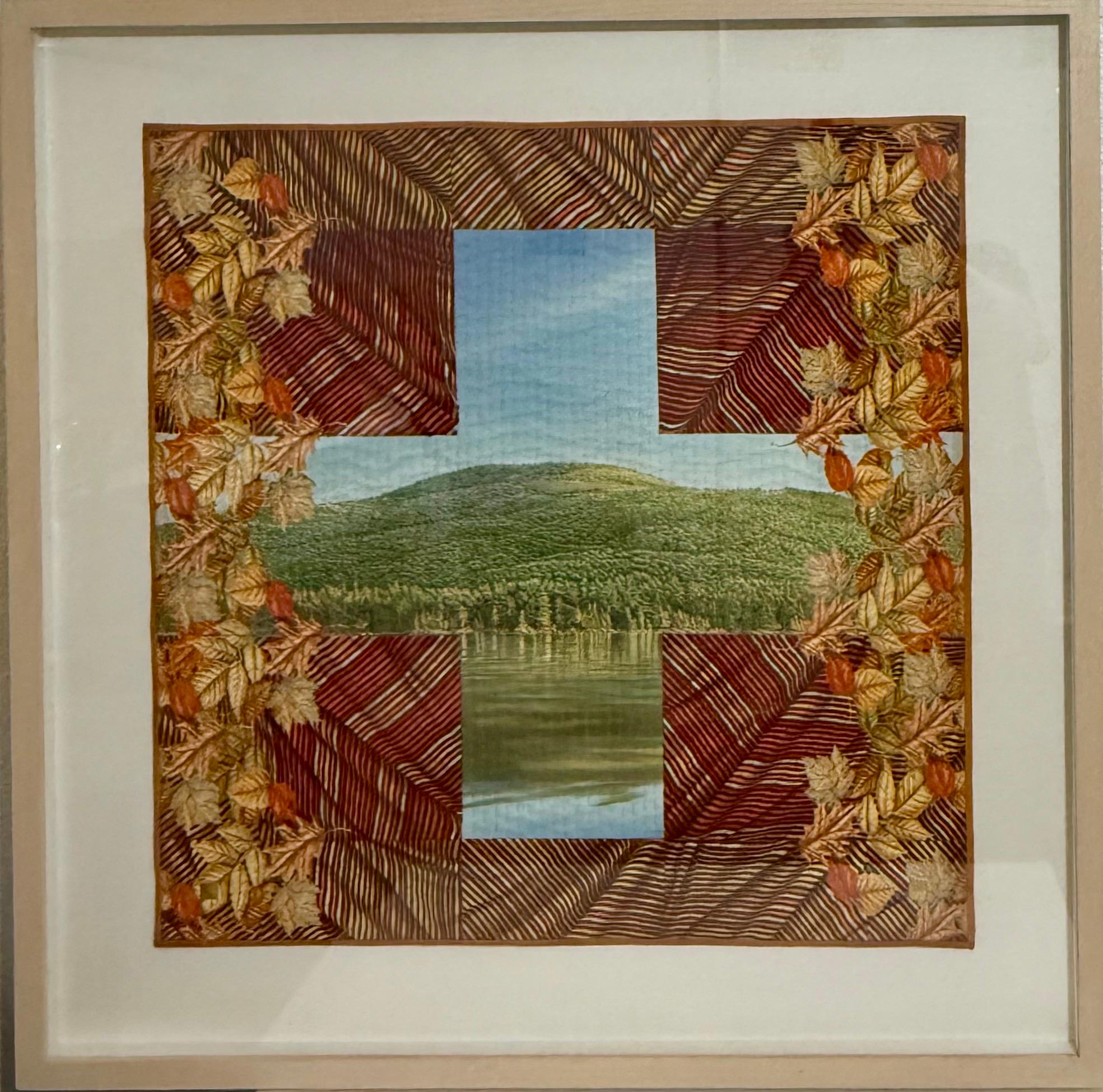 Art textile Quilt Dye Painting Tapestry Mixed Media Gayle Fraas & Duncan Slade en vente 2