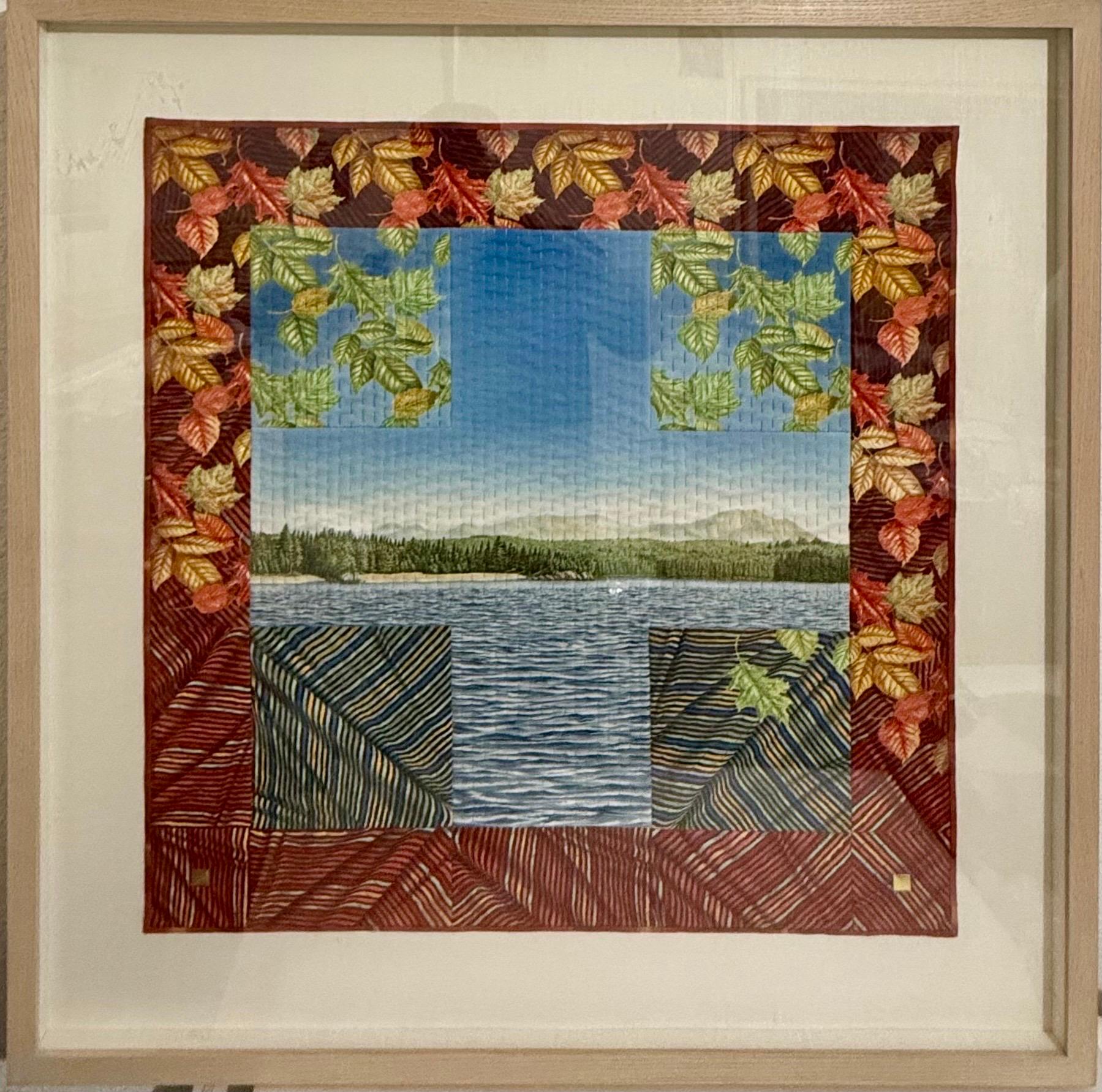 Art textile Quilt Dye Painting Tapestry Mixed Media Gayle Fraas & Duncan Slade en vente 2
