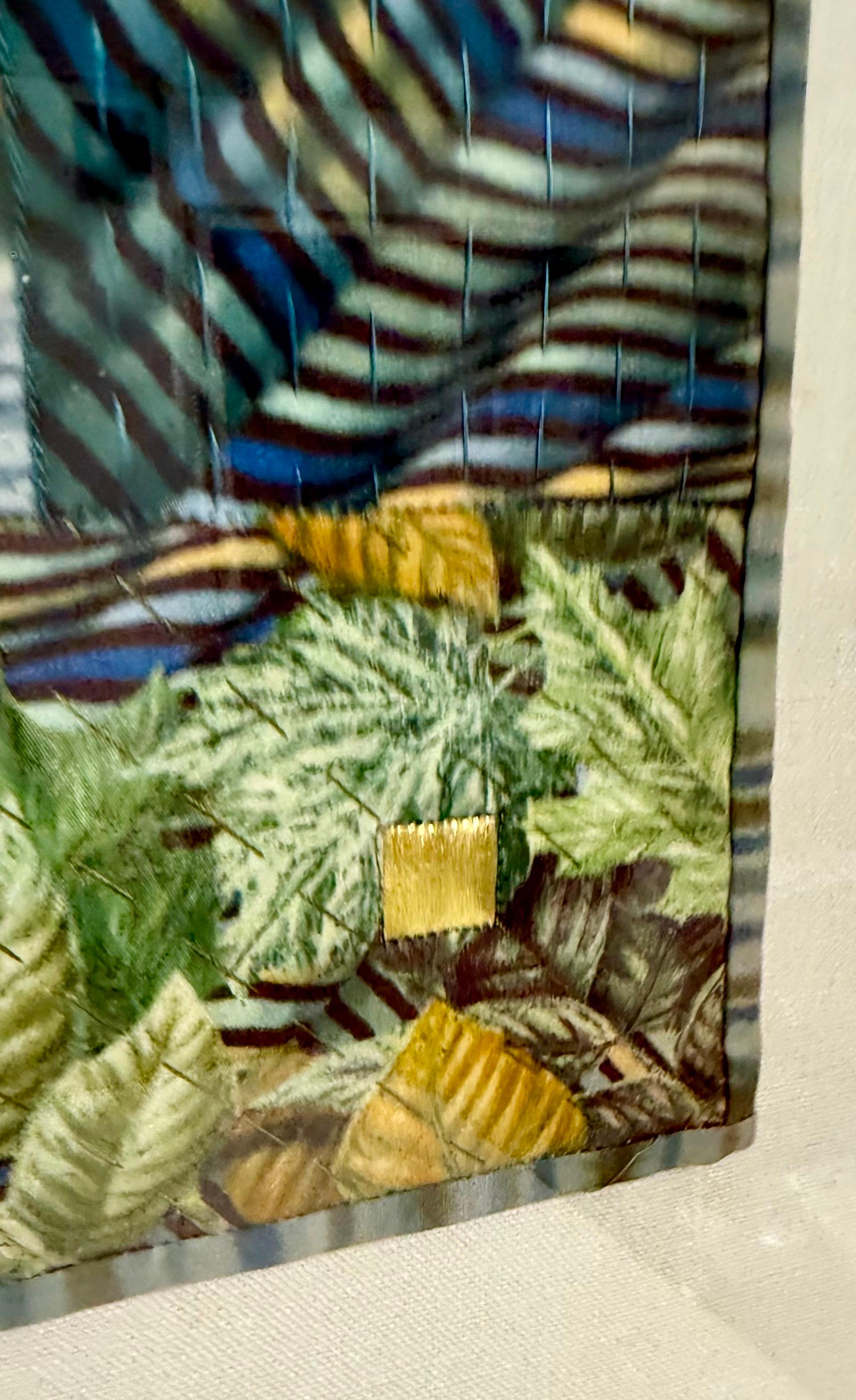 Art textile Quilt Dye Painting Tapestry Mixed Media Gayle Fraas & Duncan Slade en vente 2