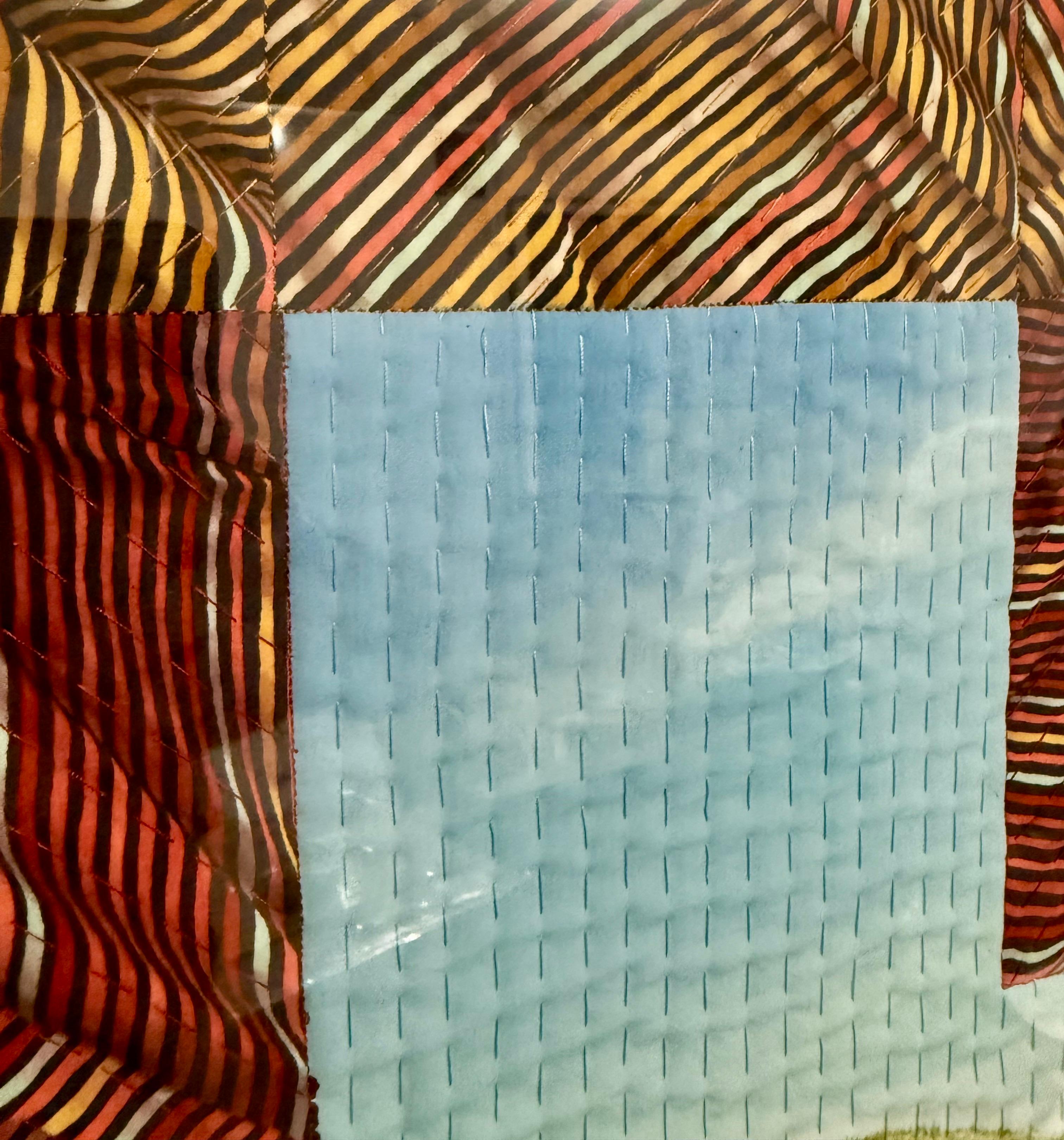 Art textile Quilt Dye Painting Tapestry Mixed Media Gayle Fraas & Duncan Slade en vente 3