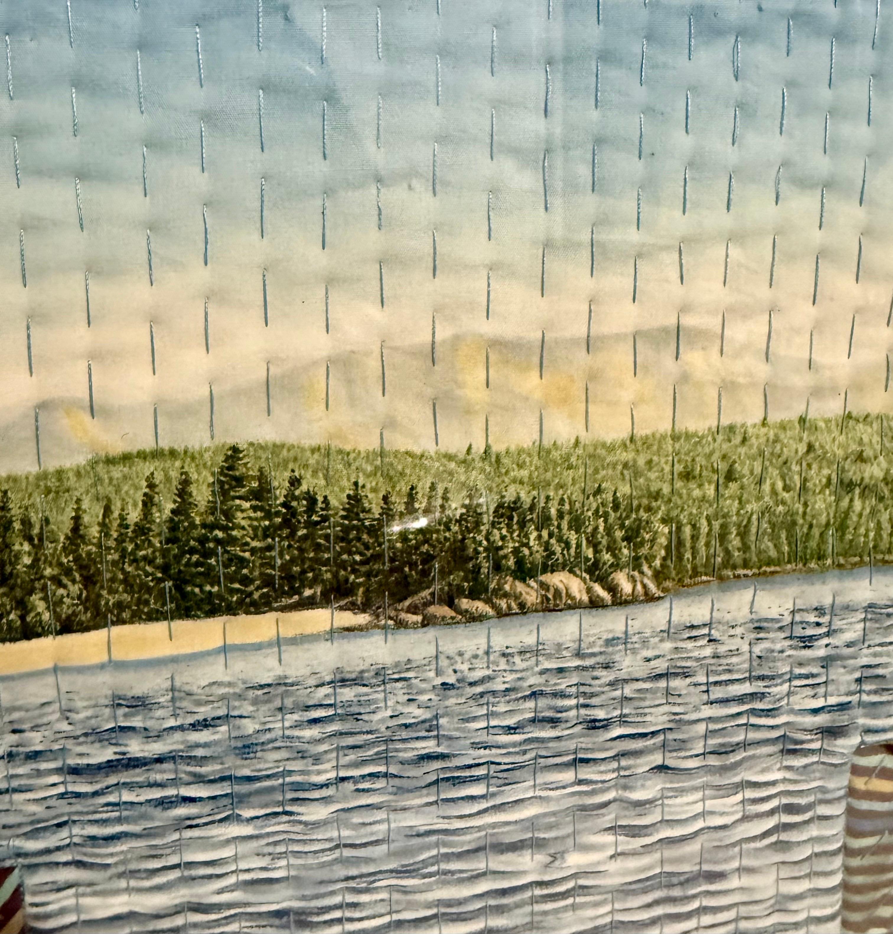 Art textile Quilt Dye Painting Tapestry Mixed Media Gayle Fraas & Duncan Slade en vente 4