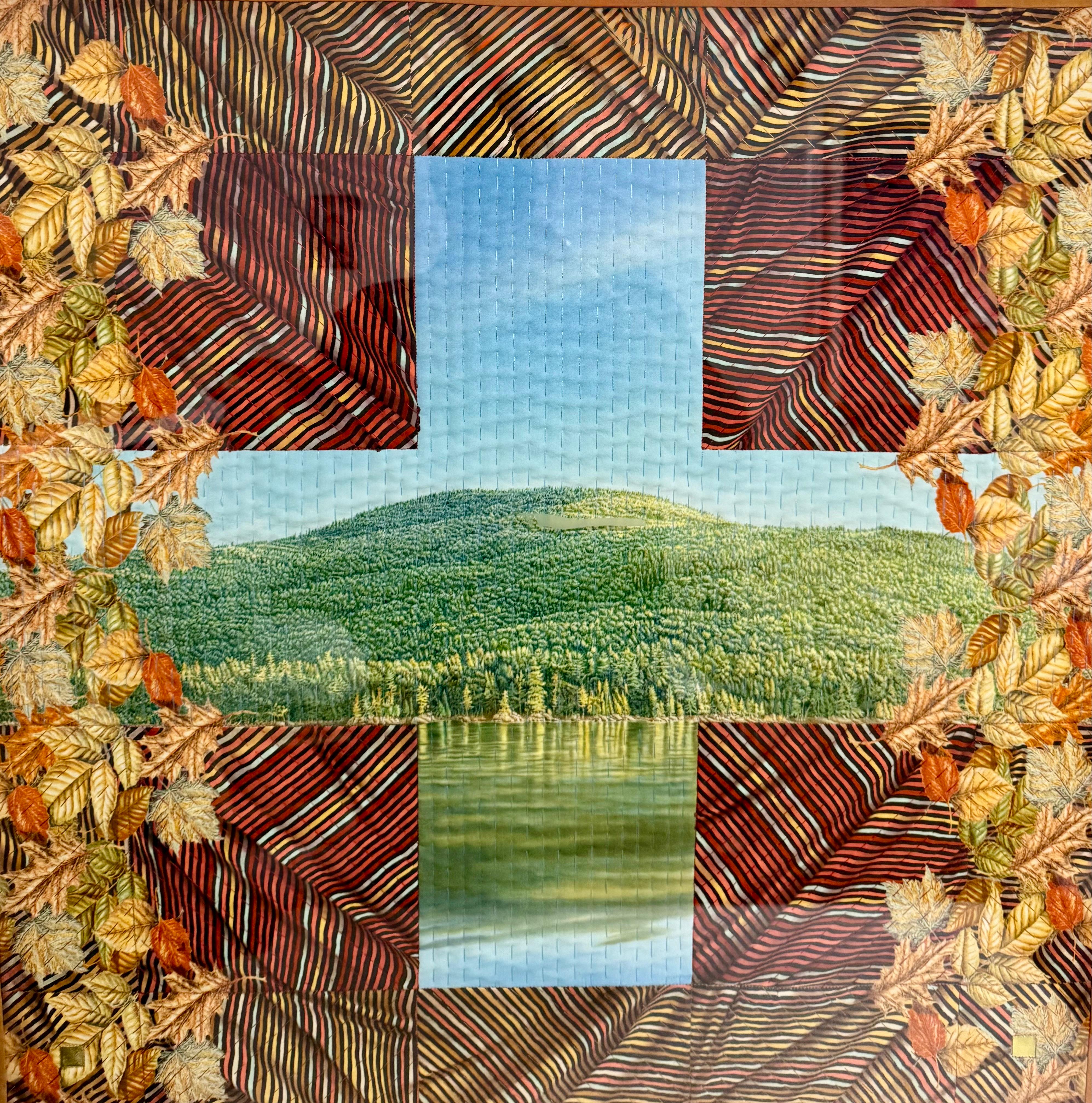 Art textile Quilt Dye Painting Tapestry Mixed Media Gayle Fraas & Duncan Slade en vente 5