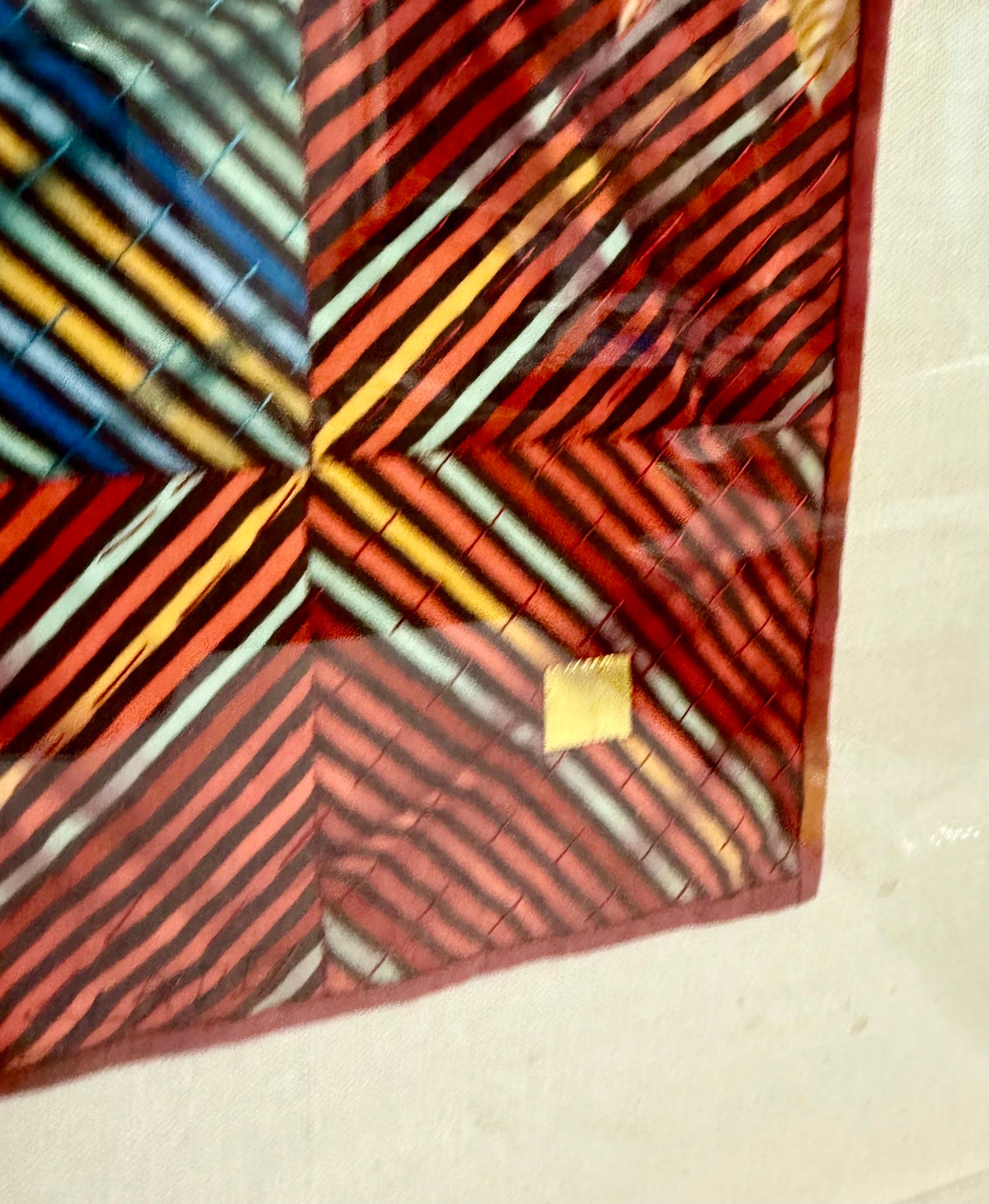 Art textile Quilt Dye Painting Tapestry Mixed Media Gayle Fraas & Duncan Slade en vente 5