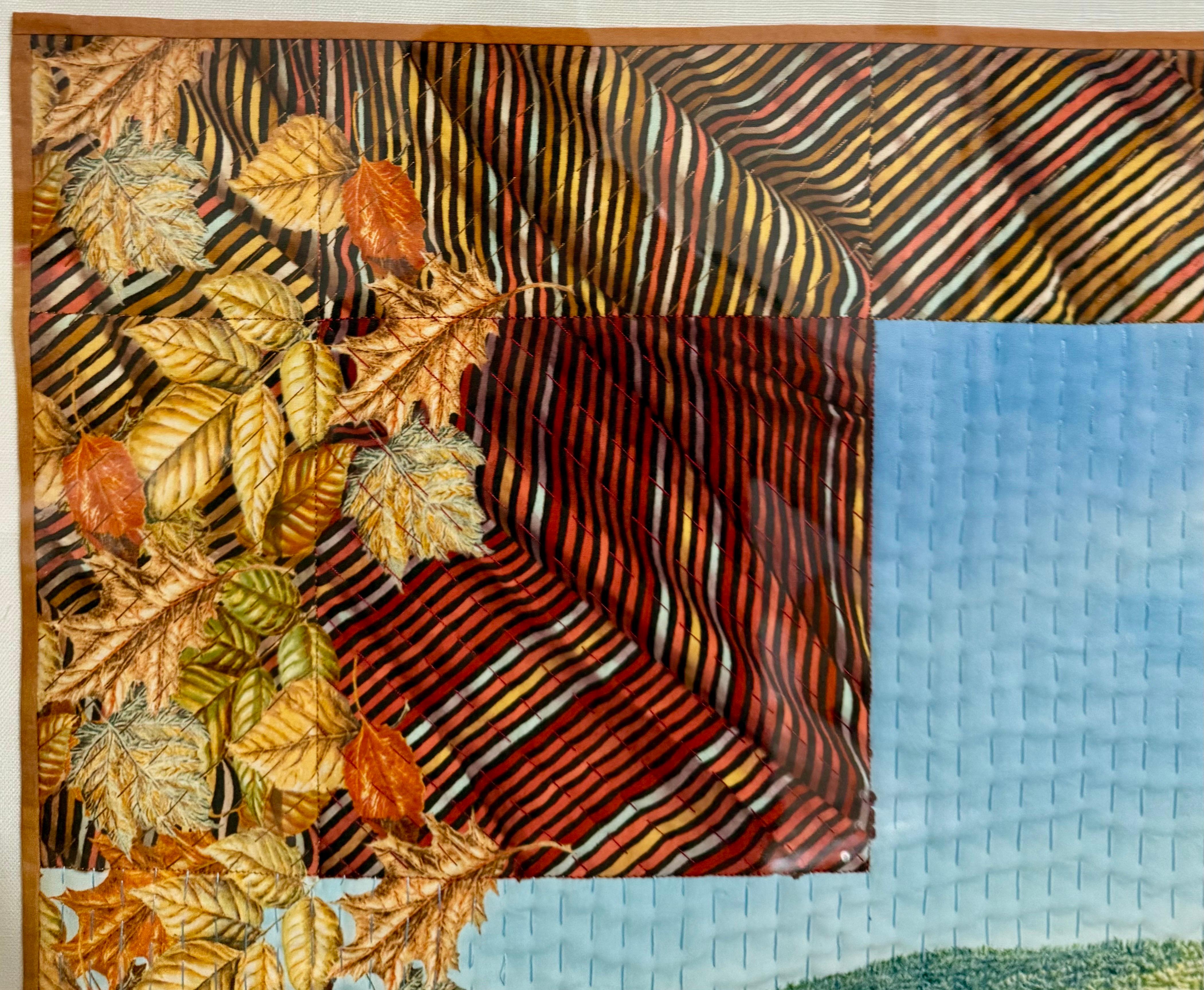 Art textile Quilt Dye Painting Tapestry Mixed Media Gayle Fraas & Duncan Slade en vente 6