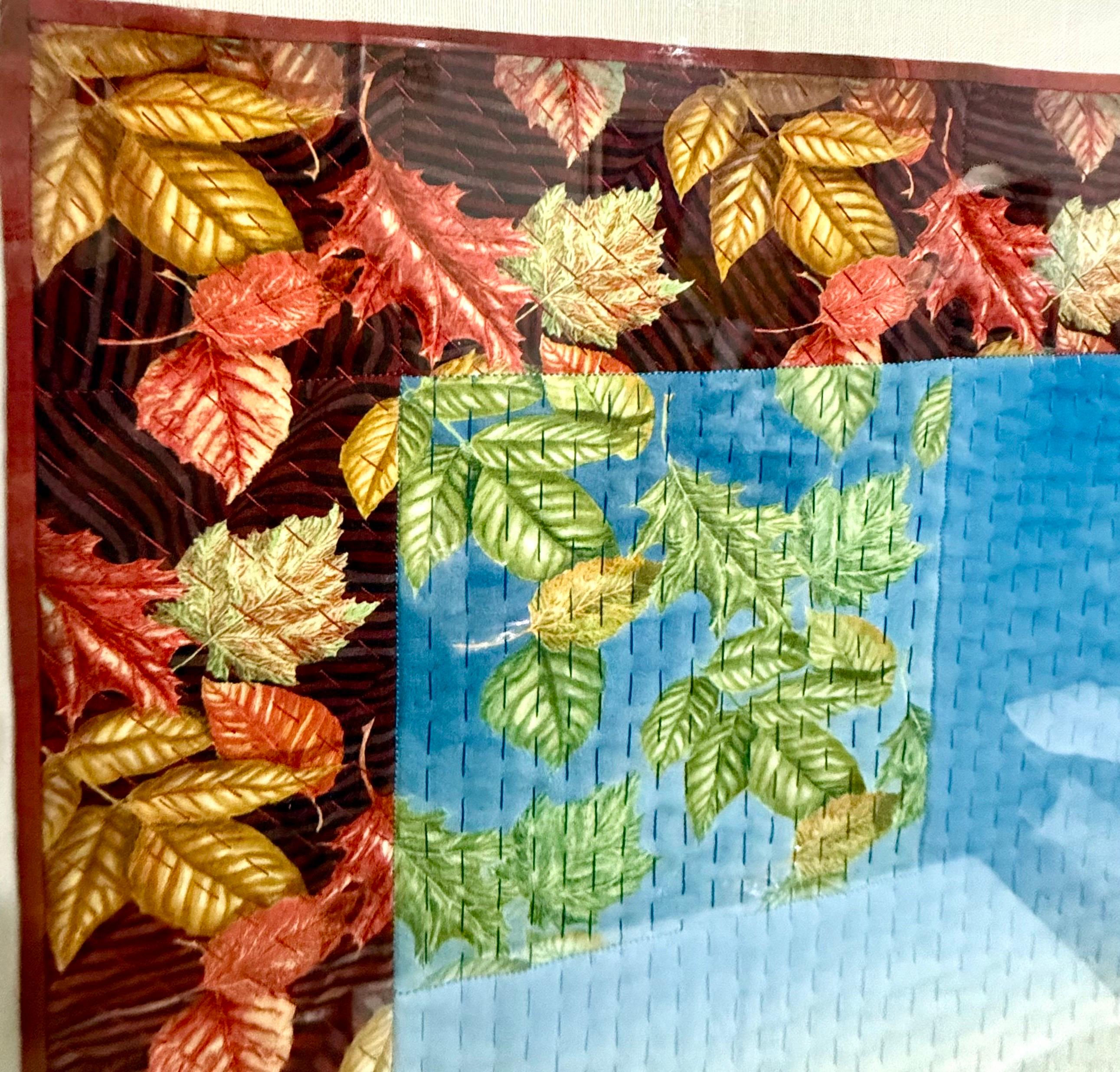 Art textile Quilt Dye Painting Tapestry Mixed Media Gayle Fraas & Duncan Slade en vente 7