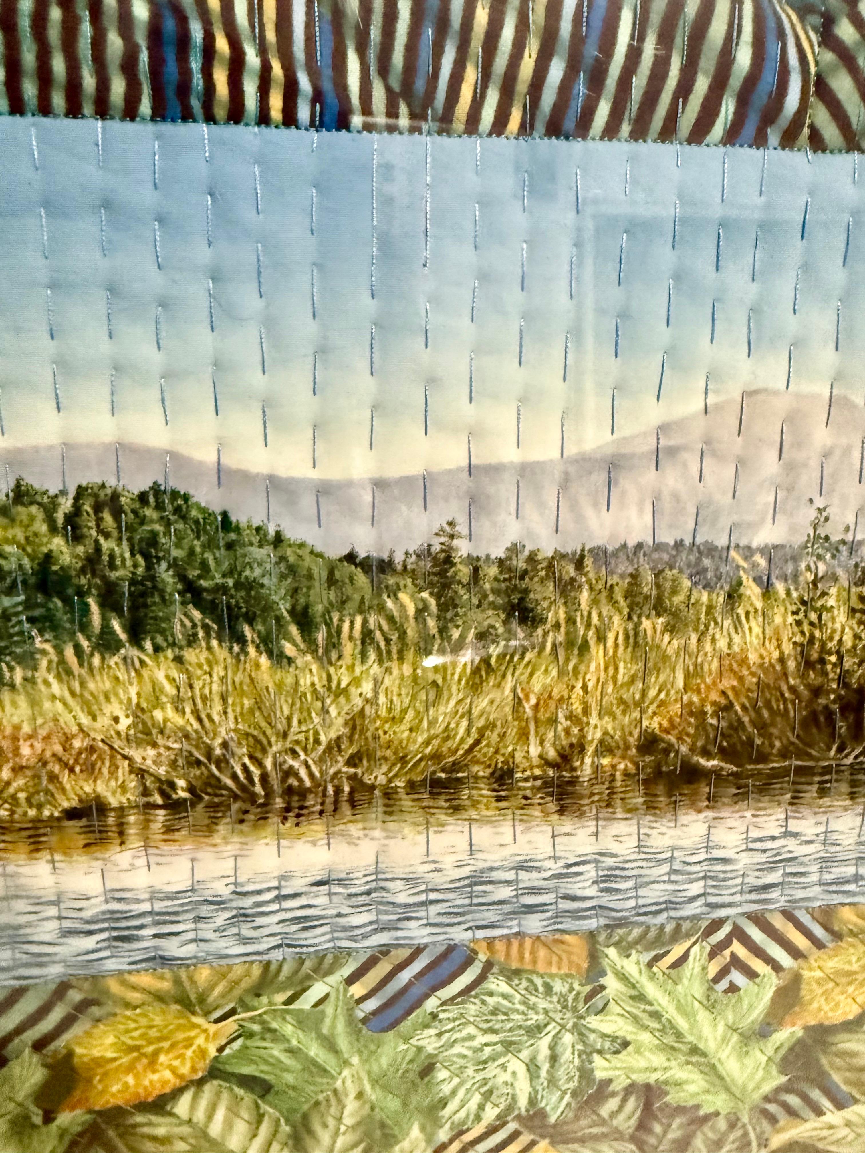 Art textile Quilt Dye Painting Tapestry Mixed Media Gayle Fraas & Duncan Slade en vente 7