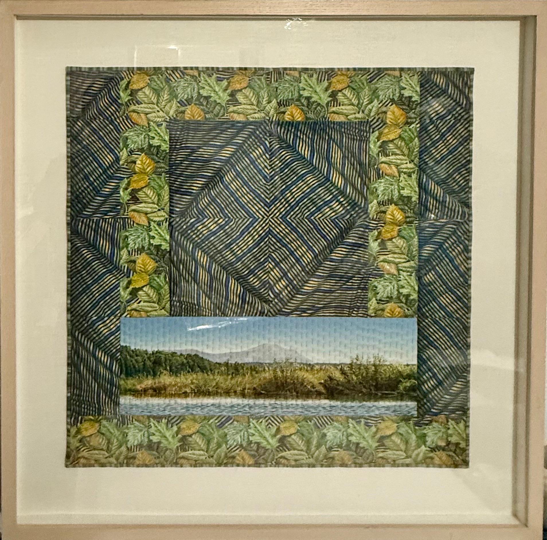 Art textile Quilt Dye Painting Tapestry Mixed Media Gayle Fraas & Duncan Slade en vente 8