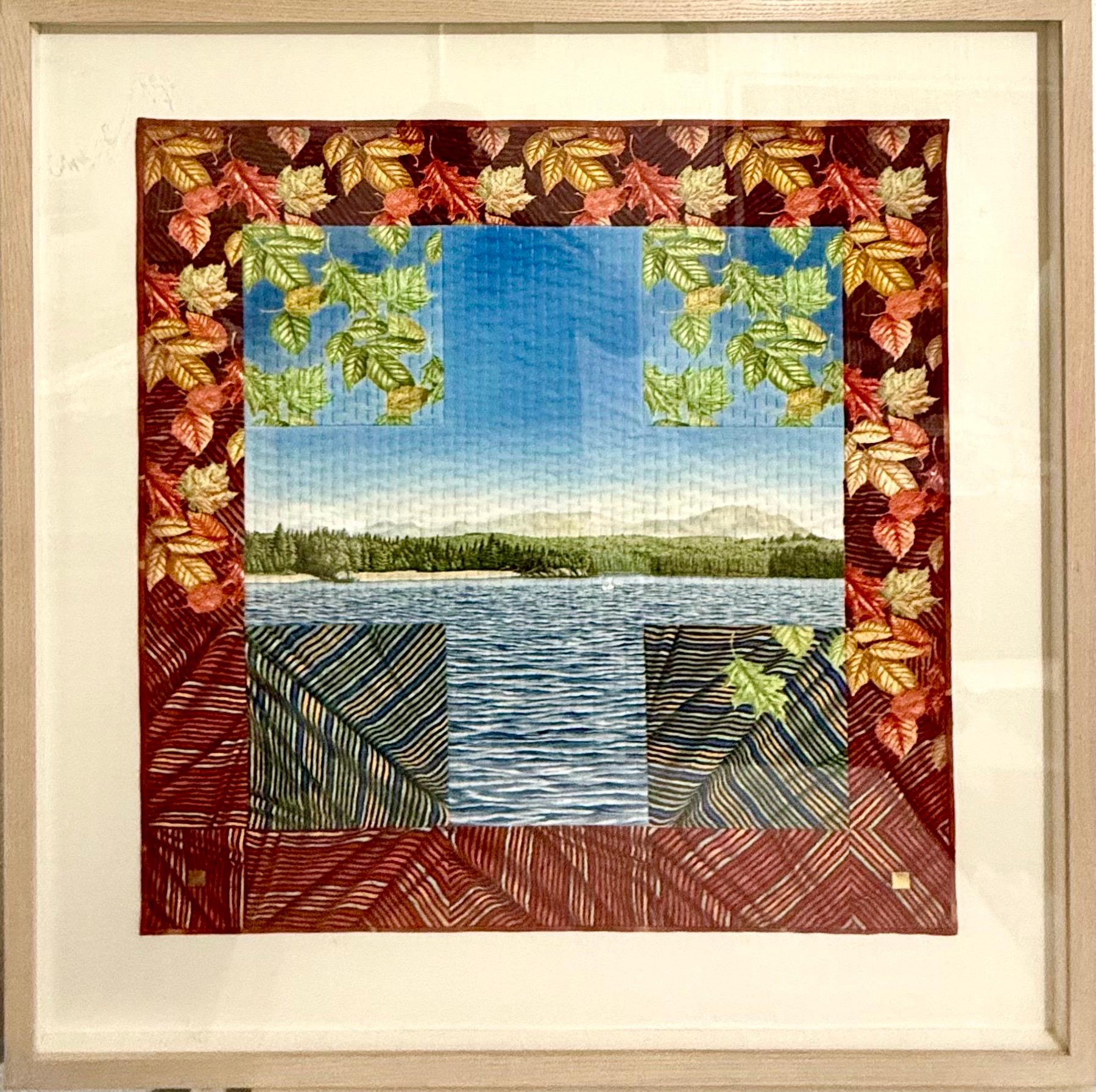 Art textile Quilt Dye Painting Tapestry Mixed Media Gayle Fraas & Duncan Slade