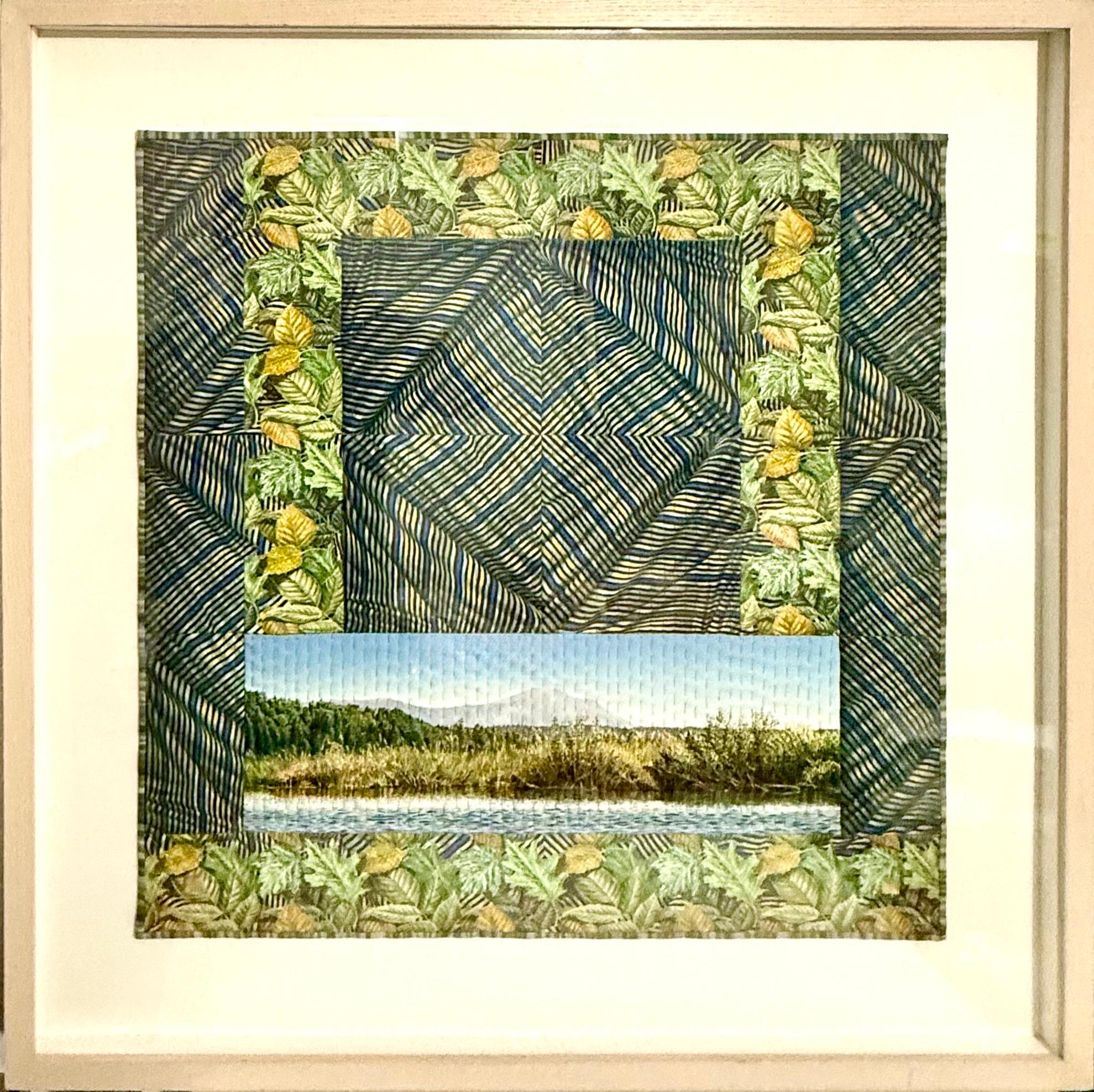 Art textile Quilt Dye Painting Tapestry Mixed Media Gayle Fraas & Duncan Slade