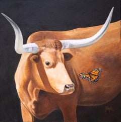 Peinture du Longhorn Good Morning