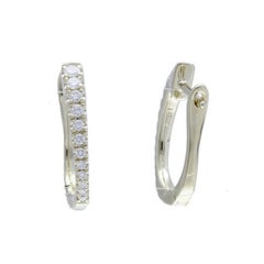 Pendientes de diamantes de 0,18 quilates de la Colección Gazebo en oro amarillo de 14 quilates