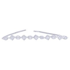 Gazebo Fancy Collection Bracelet: 0.26 Ct Diamonds in 14K & 18K White Gold