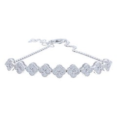 Bracciale Gazebo Fancy Collection: 0,78 carati di diamanti in oro bianco 14 e 18 carati