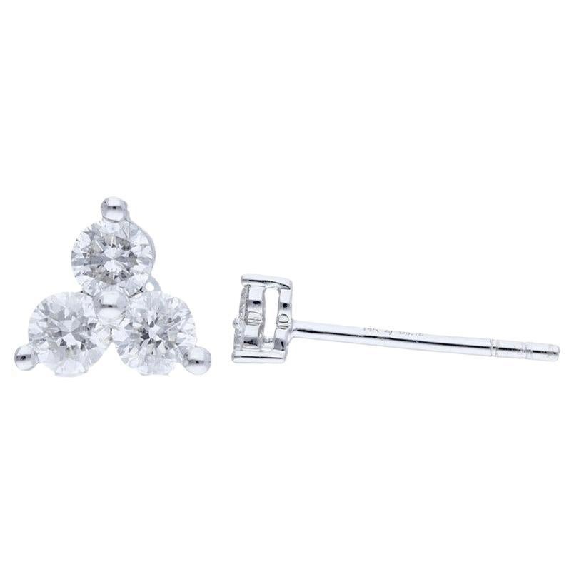 Gazebo Fancy Collection Ohrring: 0,16 Karat Diamanten in 14K Weißgold