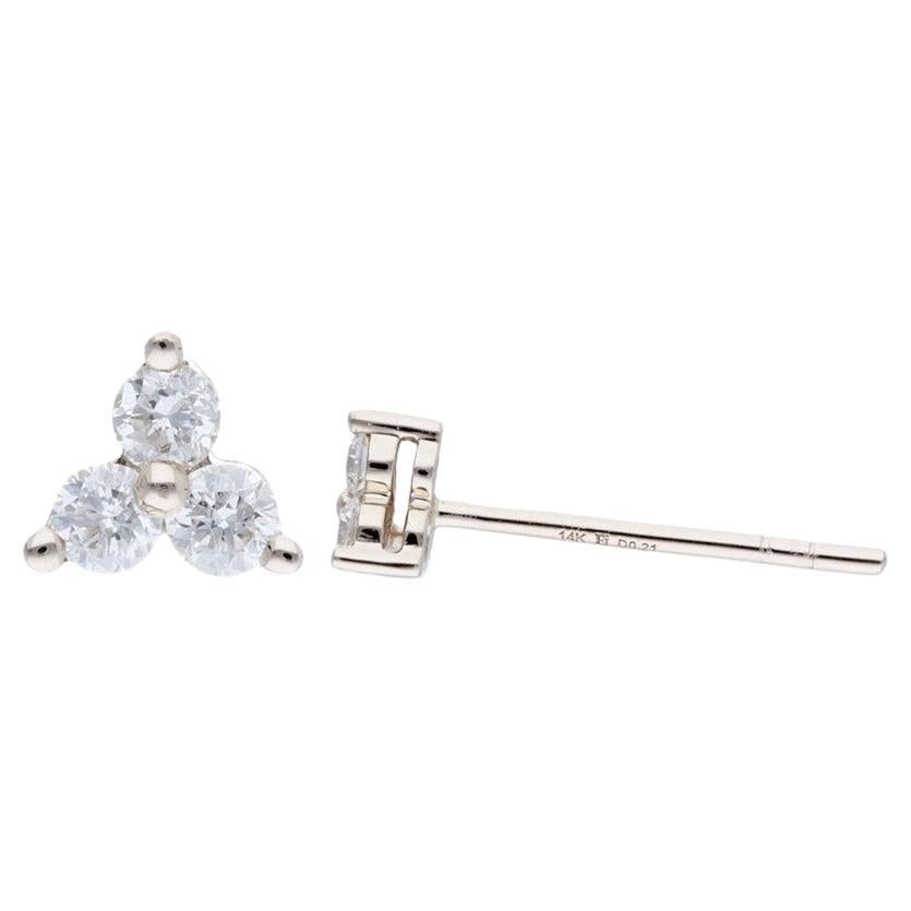 Gazebo Fancy Collection Earring: 0.21 Carat Diamonds in 14K Rose Gold For Sale