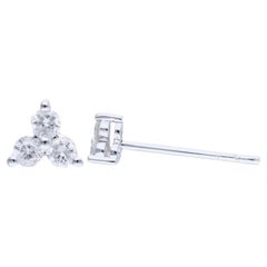 Boucles d'oreilles Gazebo Collection Fancy : diamants 0,21 carat en or blanc 14 carats