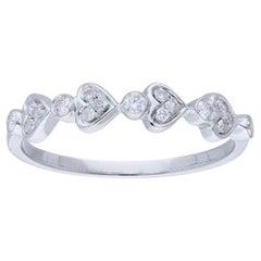Used Gazebo Fancy Collection Ring: 0.18 Ct Diamonds in 14K White Gold