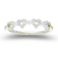 Gazebo Fancy Collection Ring: 0.22 Ct Diamonds in 14K Yellow Gold